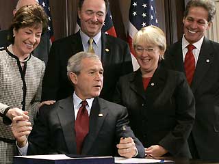 President Bush Signs Foreclosure Rescue Bill