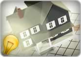 A house and a lamp