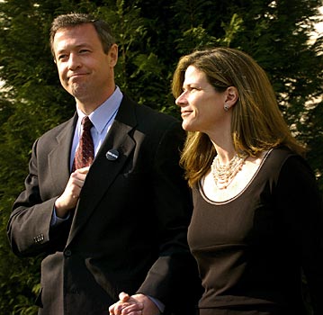 Maryland Governor Martin O'Malley and his Wife