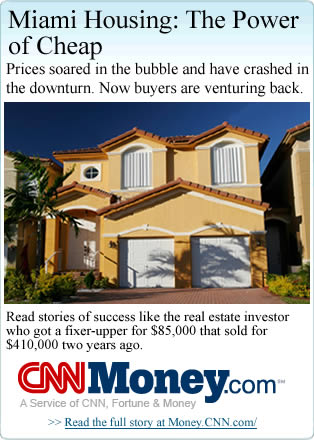 Miami on the cheap: House prices in Miami soared, then crashed.