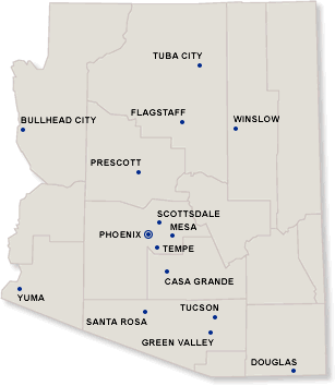 arizona map