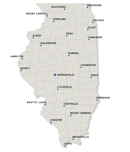 foreclosed homes map IL image