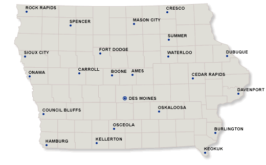 foreclosed homes map IA image