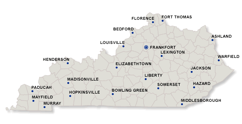 foreclosed homes map KY image