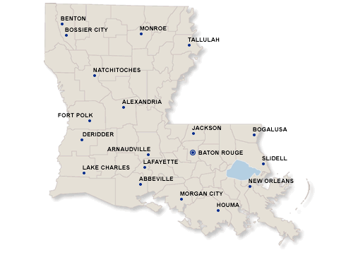 foreclosed homes map LA image
