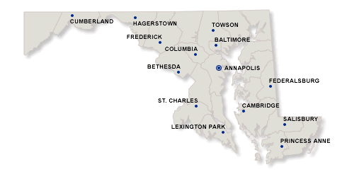 foreclosed homes map MD image