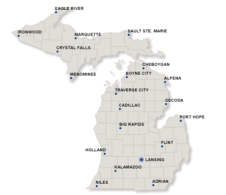 michigan map