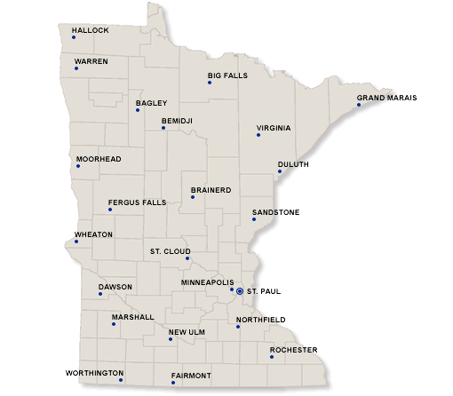 foreclosed homes map MN image