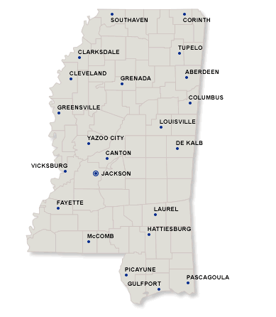 foreclosed homes map MS image