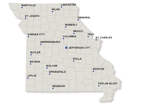 foreclosed homes map MO image