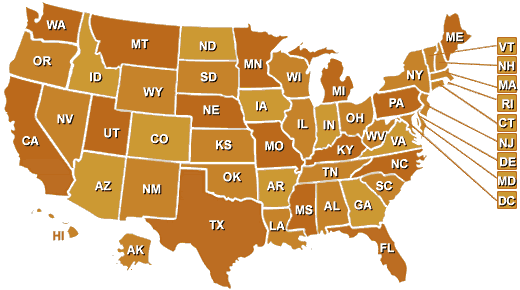Map USA