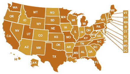 US Foreclosures Map