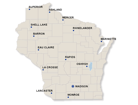 foreclosed homes map WI image