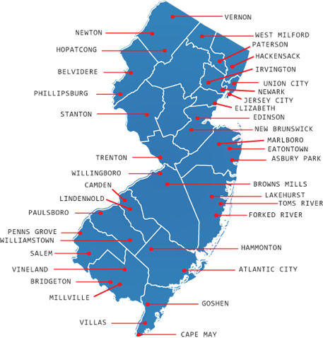 nj Map