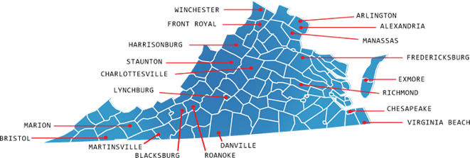 va Map